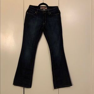 EUC GAP Curvy Flare Dark Denim Jeans Sz 6R